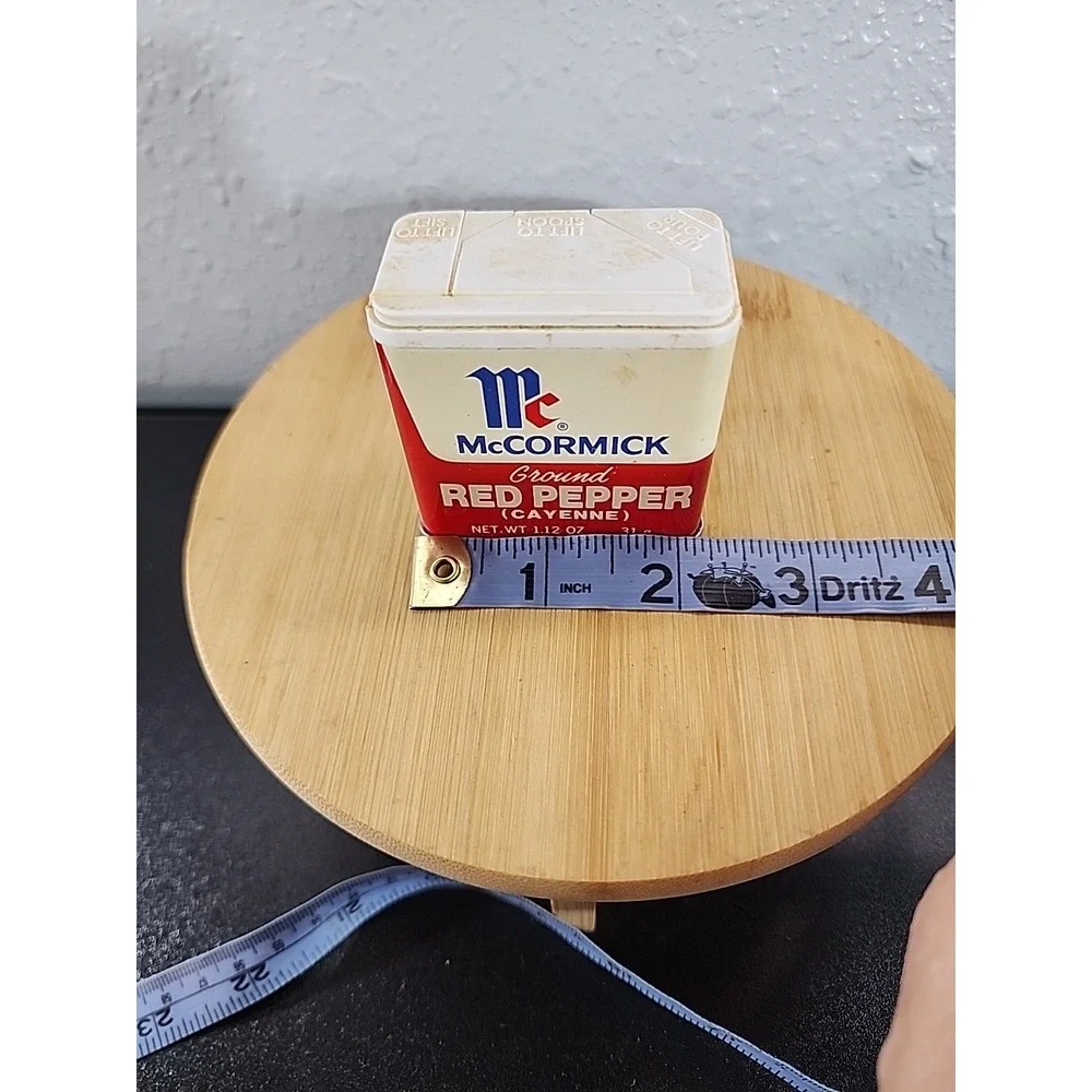 Vintage McCormick‎ Red Pepper Spice Tin Decor